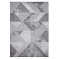 Pisos 7 x 9 ft. Madison Geometric Area Rug, Gray PI1712850